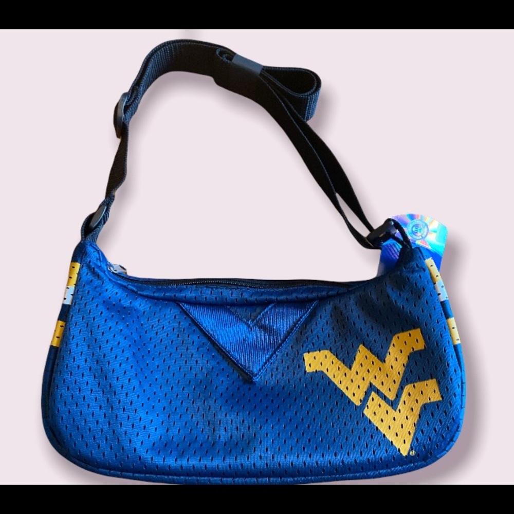 Ncaa West Virginia Mountaineers shoulder bag, jersey material